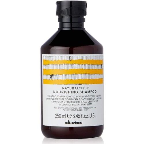 DAVINES Naturaltech Shampoo unisex 250 ml nourishing Shampoo for dehydrated scalp and dry and defiled hair