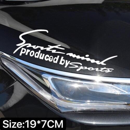 Popular Black Red Racing Car Auto Reflective TRD Car Vinyl Graphic Decal Letter Personality Cars Stickers Car Decoration