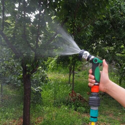 Garden Water Hose Spray Nozzle Anti-Slip and Shock Resistant Design for Watering and Washing SCVD889