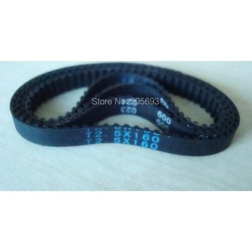 T2.5 timing ring belt 6mm width 160mm length rubber with glass fibre