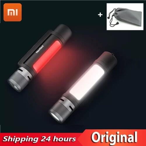 XIAOMI Nextool Outdoor 6-in-1 Thunder Portable LED Flashlight Illumination Emergency Alarm Travel Power Bank Light