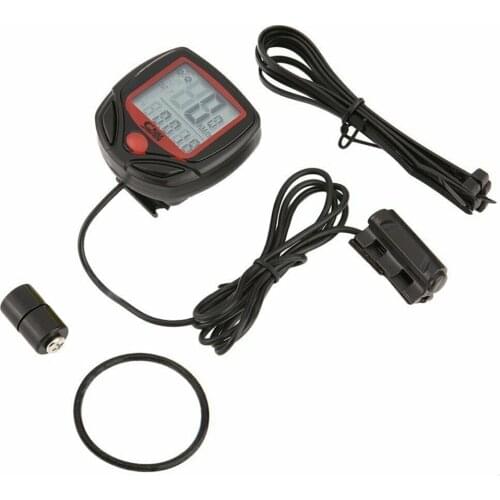 Bicycle Computer Cycling Computer LCD Display Bike Stopwatch Speedometer Waterproof Digital Computer Speedometer Odometer 2021
