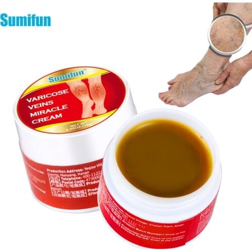 1Pc Sumifun Varicose Veins Ointment Original Vasculitis Phlebitis Spider Treatment Cream Medical Herbal Plaster Skin Care