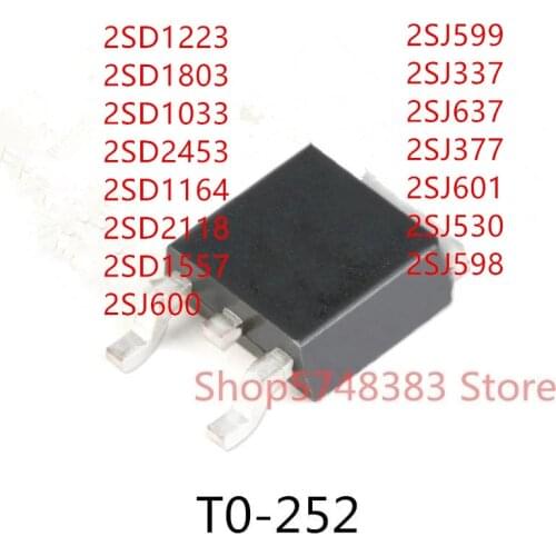 10PCS 2SD1223 2SD1803 2SD1033 2SD2453 2SD1164 2SD2118 2SD1557 2SJ600 2SJ599 2SJ337 2SJ637 2SJ377 2SJ601 2SJ530 2SJ598 TO-252