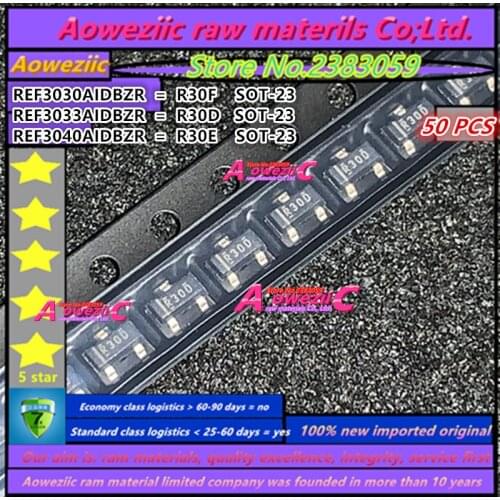 2019+ 100% new imported original REF3030AIDBZR REF3030 R30F REF3033AIDBZR REF3033 R30D REF3040AIDBZR REF3040 R30E SOT-23 voltage