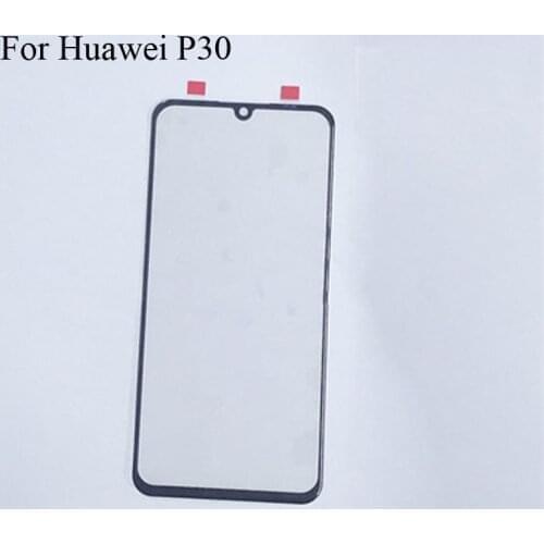 A+Quality For Huawei P30 P 30 TouchScreen For HuaweiP30 P 30 Digitizer Touch Screen Glass panel Without Flex Cable