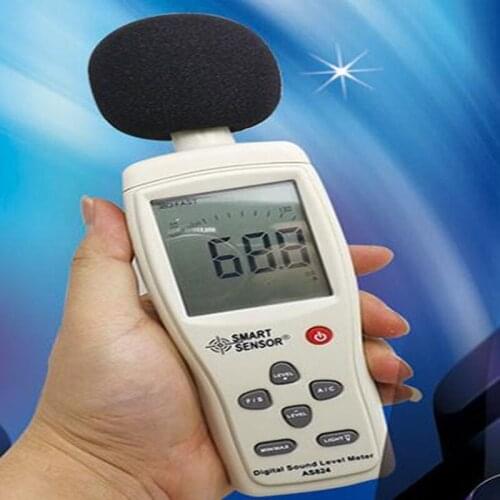 AS824 Sound Level Meter 30~130 dBA 35~130 dBC
