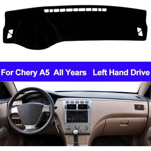 Car Auto Dashboard Cover Pad Dashboard Cover Carpet DashMat Dash Mat Cushion For Chery A5 All Years LHD Dashmat Car Styling