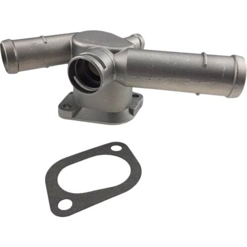 Car Thermostat Housing Coolant Hose Flange Radiator for Golf Jetta 99-06 06A121133D