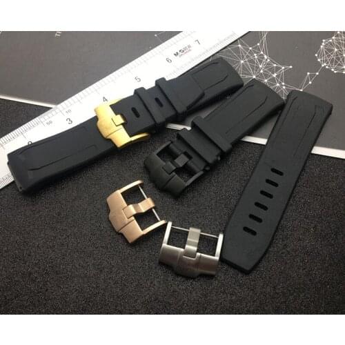 Brand Black Brand watchband 27x21mm Watch Band AP 26560IO 26577TI 26221FT For Audemars And Piguet strap Oak Concept GMT belt