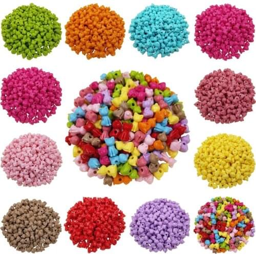 50PCS Solid color Cute Cat Kids bead Loose Spacer Beads DIY Jewelry Accessories Necklace Bracelet Making Hot Sale Fashion New