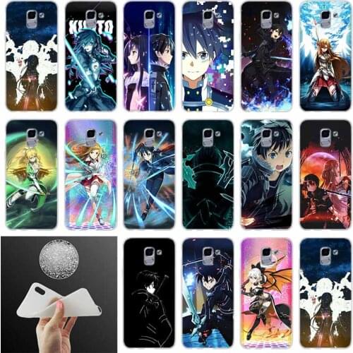 Phone case Cover Sword Art Online SAO Anime FOR Coque Samsung Galaxy J6 J4 J8 J7 2018 Plus J3 J5 J7 Prime Pro 2017 2016 Casse