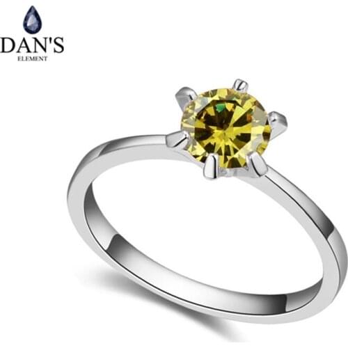 DANS Real Austrian Crystals Brand AAA Zirconia Micro Inlays Fashion Ring for women New Sale Hot 110365Olive