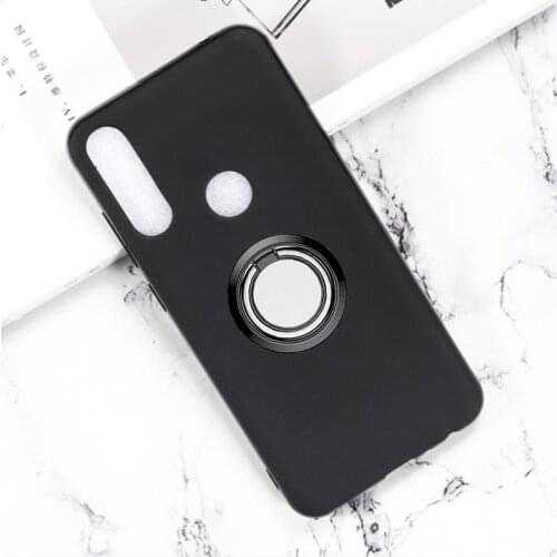 For ASUS ZenFone Max Shot ZB634KL Back Ring Holder Bracket Phone Case Cover Phone TPU Soft Silicone Cases On Max Plus M2 ZB634KL