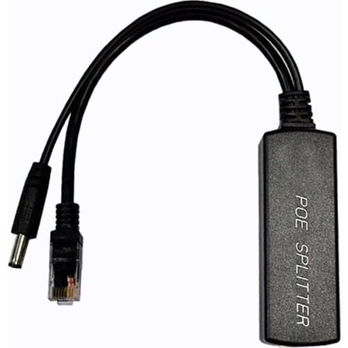 Isolated Standard POE Separator 48V to 12V/5V Power Supply Module Monitoring Network Power Line Gigabit Waterproof