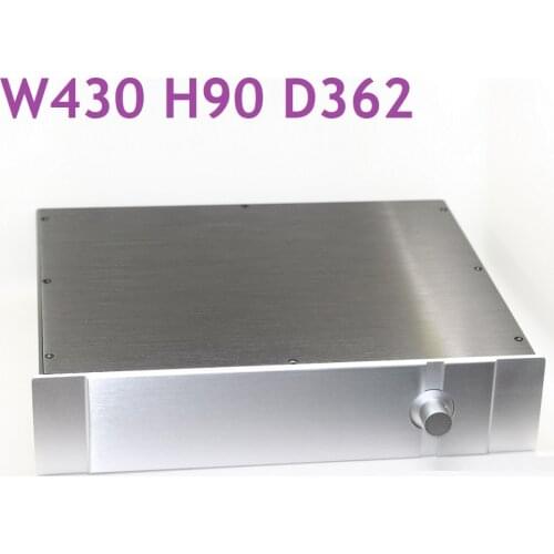 Size W 430 H 90 D 362 Preamp Combine the chassis DIY All Aluminum Case PASS 1 PASS 2