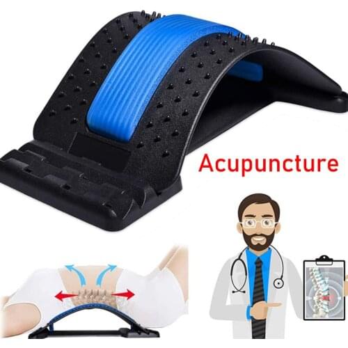 Back massager, massage tools, magic stretching, lumbar support, fitness, relaxation, spinal pain relief