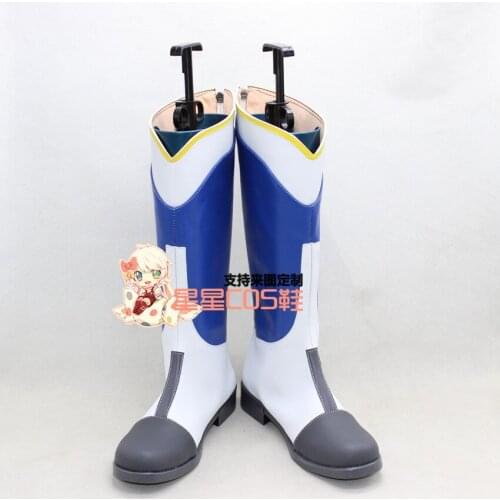 Mobile Suit Gundam Iron-Blooded Orphans White Cosplay Shoes Boots X002