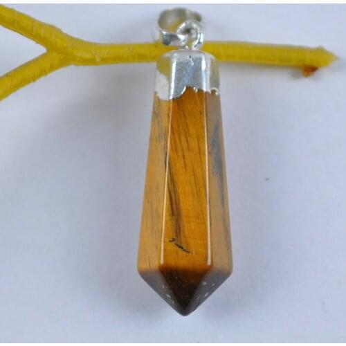 Natural Natural Tigereye GEM Stone Bead GEM Pendant Jewelry 1 PCS WS1207