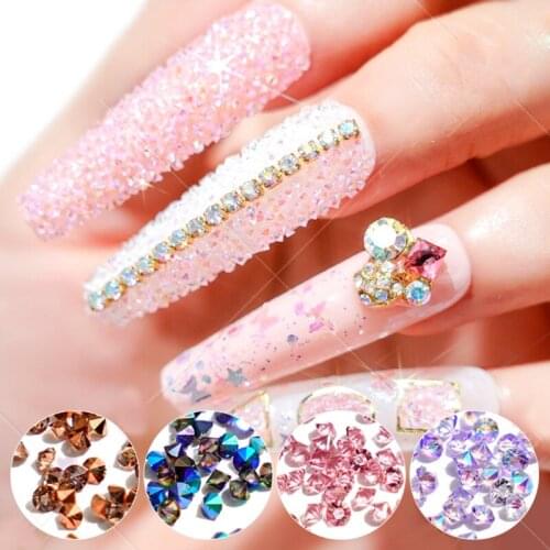 R3MF 1Bag 3D Nail Art Decoration Kit Mixed Sizes Professional Nails Supplies Accessories Decor DIY Crafts for Salon Home Use