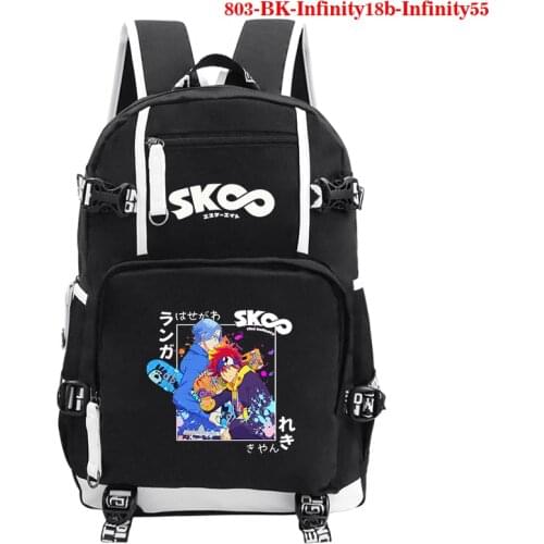 Anime Backpack SK8 The Infinity Kids Schoolbag Sliding Plate Rucksack Cartoon Satchel SK8 The Infinity School Bag Laptop Daypack