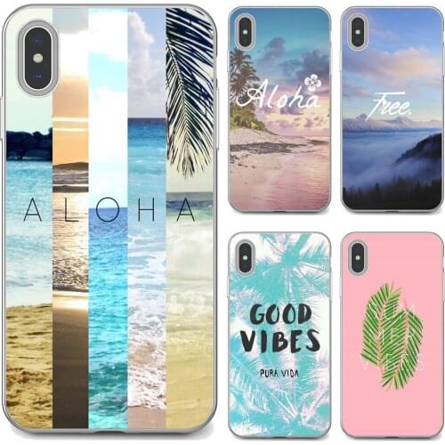 For Huawei Mate 20 30 40 7 8 9 10 Lite Pro P Smart 2018 2019 Plus G7 G8 Silicone Case Aloha-Summer-Stripes-wallpaper