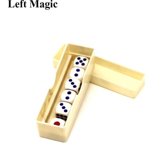 Super dice magic trick Prediction Dices normal dice six dice prediction box 6 die flash change changing effect close up magic