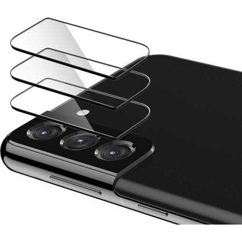 [3 Pack] Camera Lens Protector Tempered Glass HD Clear Anti-Scratch Case Friendly For Samsung Galaxy S21 Ultra / S21+ Plus / S21