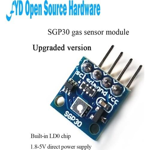 Indoor Air SGP30 Measurement Gas Sensor Multi-pixel Gas Sensor TVOC/eCO2 Air Quality Formaldehyde Carbon Dioxide Detector Tester