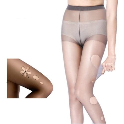 2PCS Women Pantyhose 15d Free Cut Imitation Silk Thin Spider Anti Hook Flesh Color Ultra Tights Show Leg Mask Gray