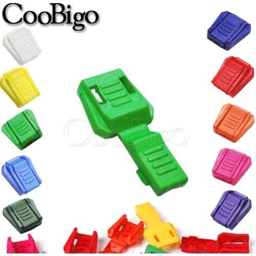 12pcs Colorful Zipper Pull Cord Ends Clip for Backpack Bag Zipper Paracord Shoelace Sportswear Rope Lanyard DIY Accessories