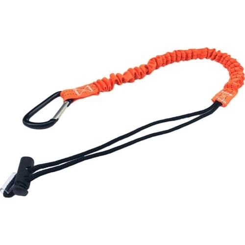 800mm Carabiner Lanyard Retractable Safety Rope Telescopic Elastic Climbing Tool