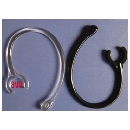 Free ship. 100pcs/lot. Ear Hook Loop Clip Replacement Bluetooth Repair Parts One size fits most 8mm