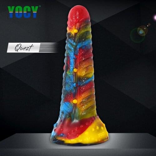 YOCY Large Anal Toy Suction Cup Butt Plug For Male Soft Liquid Silicone Sex Product Anus Prostate Stimulator Erotic Masturbator