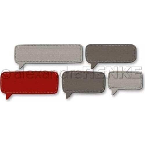 CH 2021 New Arrival Dialogue window Metal Cutting Dies Embossing Scrapbooking Stencil Craft Cut Dies For DIY Card Hand
