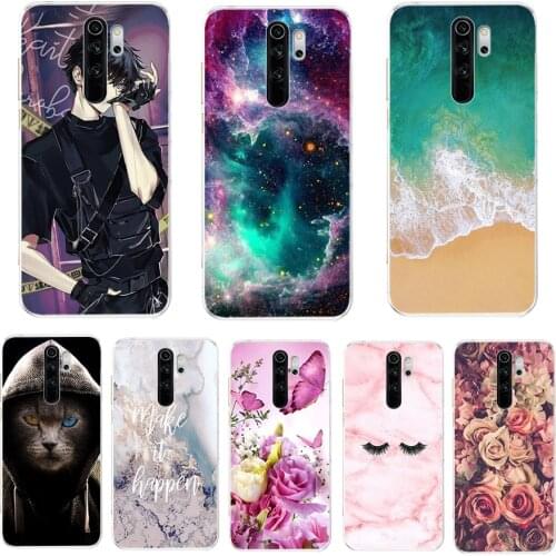 Cover For Xiaomi Redmi 9 Case Cat Flower Animal Cover Silicone Case For Redmi 9 redmi9 Cover Bumper Shockproof Phone Case Coque