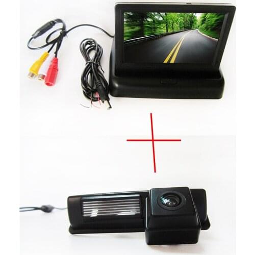 Color CCD Car Rear View Camera for Toyota HARRIER / ALTEZZA / PICNIC / ECHO VERSO / CAMRY with 4.3 Inch foldable LCD TFT Monitor