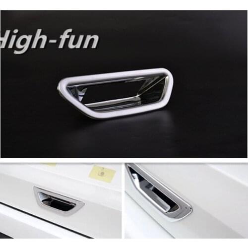 FUNDUOO For Nissan X-Trail X Trail Xtrail Rogue 2014-2019 New Boot Tailgate Rear Door Handle Cup Bowl Cover Trim Sticker