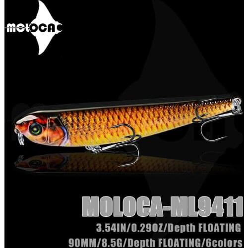 Pencil Fishing Accessories Lure Floating Topwater Bait Weight 8.5g 90mm Wobbler Peche Pike Fish Isca Artificial Lures Equipment