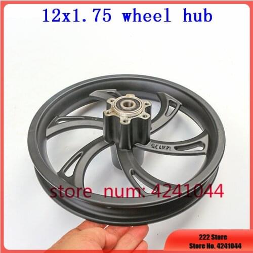 12 inch alloy rims 12x1.75 wheel hub use 12 1/2 X 2 1/4 12 1/2x2.75 Tire inner tube fits Many Gas Electric Scooters e-Bike