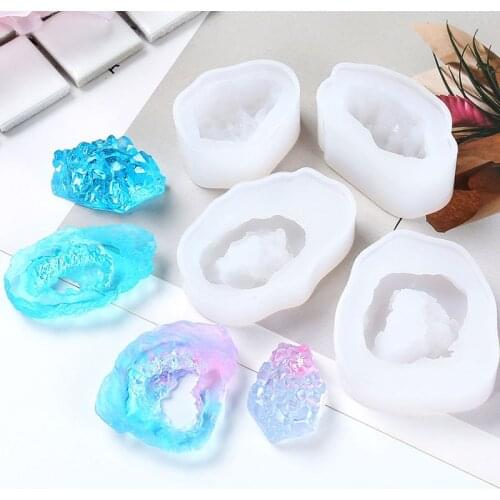 Irregular Icicle Cutting Shape Necklace Silicone Mold For DIY Resin Decorative Craft Jewelry Making Mold Epoxy Resin Molds