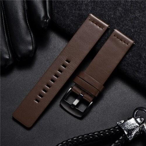 18mm 20mm 22mm 24mm Quick Release Watchbands for Samsung Galaxy Gear S3 Active 2 Smartwatch Band Leather Watch Straps