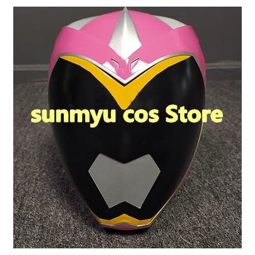 Zyuden Sentai Kyoryuger pink Cosplay Custom Size Halloween helmet mask resin material