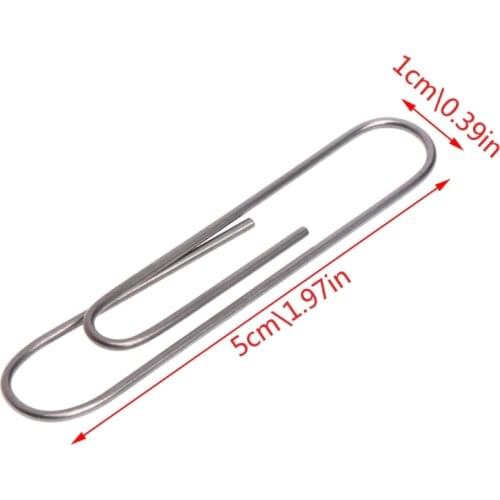 Self Bending Paperclip Nitinol Shape Memory Shift Magic Trick 97BE