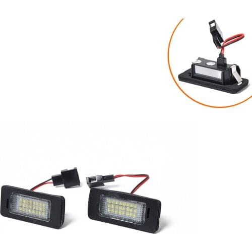 Car LED License Number Plate Lights Suitable For Audi A1 A4 A5 A6 A7 OE 8T0943021 4G0943021 Car Repair Tool
