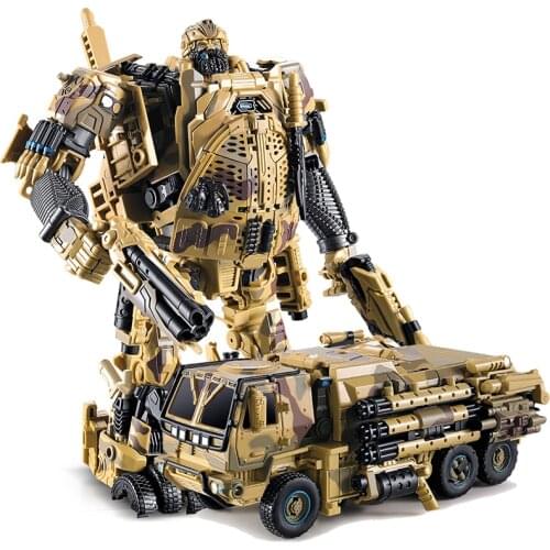 TF Transformation hound Camouflage Smoke Detective Truck Model INSPECTOR Action Figure Oversize Robot Toy