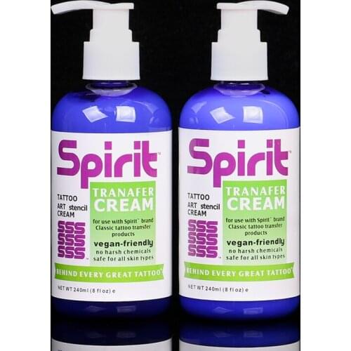 Professional Tattoo Transfer Cream Spirit brand Stencil Stuff Tattoo Stencil (8oz) 250ml tattoo ink Longer Lasting Transfer