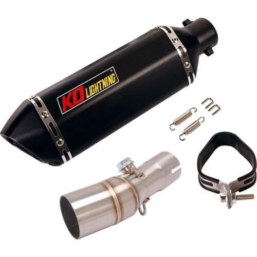 Motorcycle Exhaust System Connection Link Tube Pipe Muffler System Baffle DB Killer for HONDA FORZA300 2018-2020 NSS350 2020