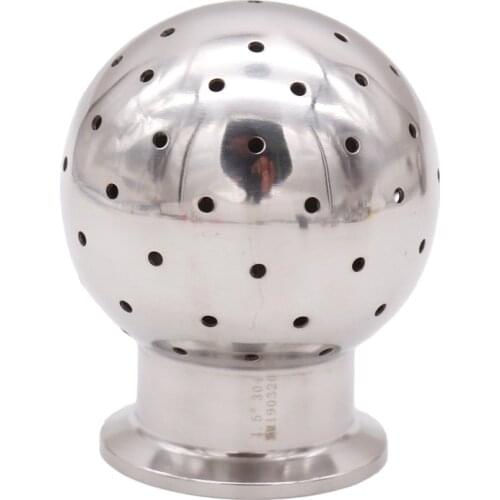 1.5"Tri-clamp Fixed CIP Spray Ball DN40 50.5mm OD 304 Stainless Steel Homebrew Tri Clover Fitting Beer Hardware