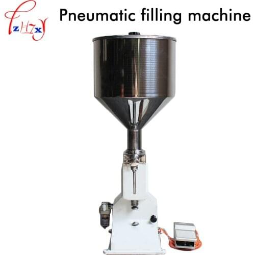 Pneumatic liquid filling machine small dose stainless steel filling machine large capacity paste filling machine 1pc